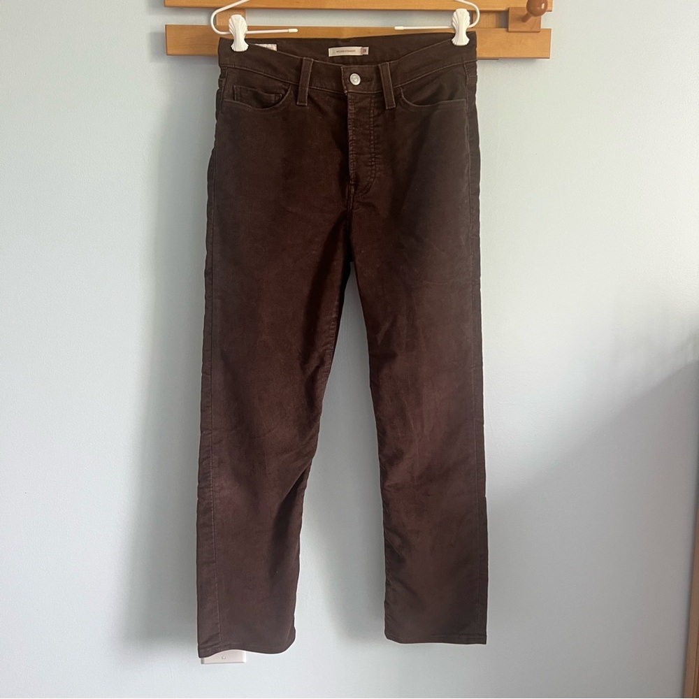 WEDGIE STRAIGHT FIT CORDUROY WOMEN'S PANTS